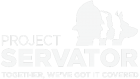 Project Servator White Logo
